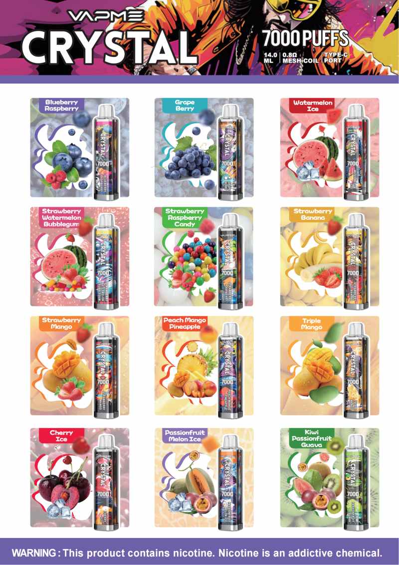 vapme crystal 7k puffs vapme crystal 7k puffs
