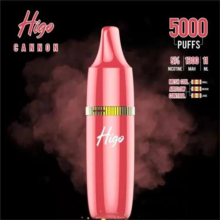 higo cannon 5000puffs