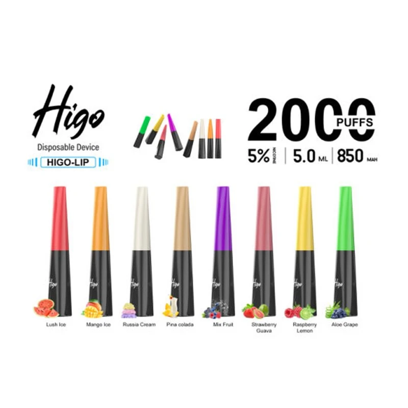Vaporisateur jetable Higo Lip 2000