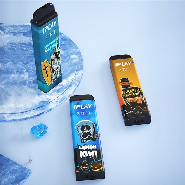 IPLAY 3 IN 1 3000 Puffs Vape Pod jetable