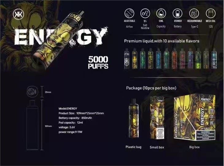 KK Energy Vape Jetable