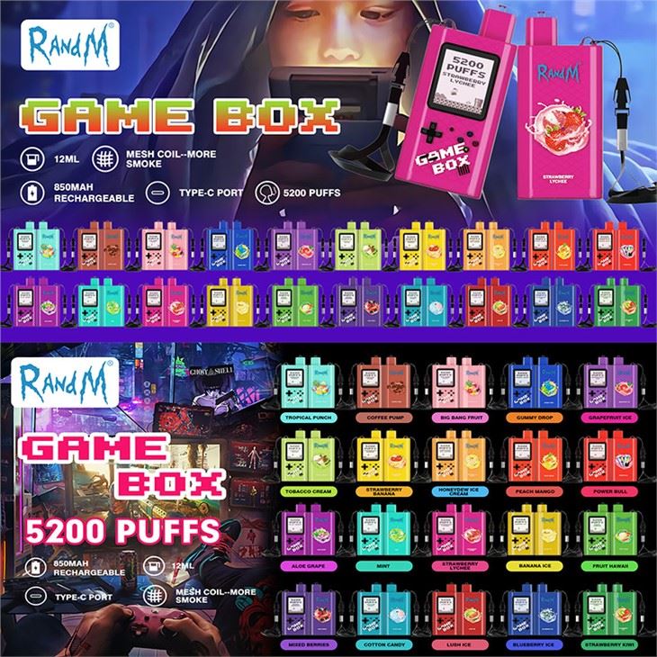 Randm Game Box 5200 Cigarette électronique