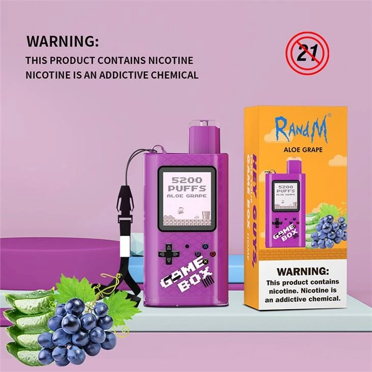 Boîte de jeu Randm 5200 Cigarette électronique
