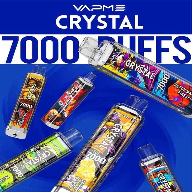 vapme crystal 7k puff vape