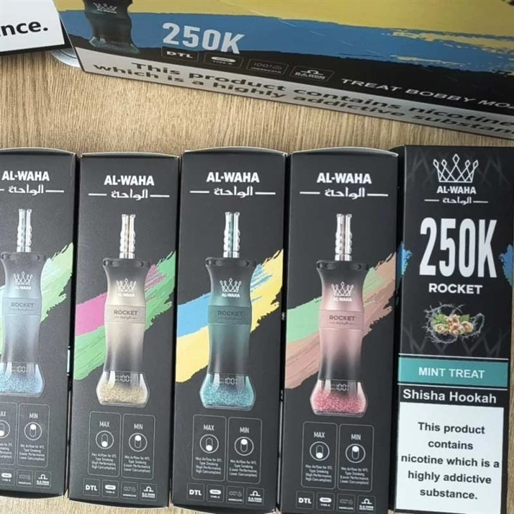 Al Waha Shisha 250K Puffs Vape best