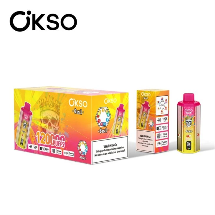 OKSO 6 pouces1 120K Puffs Vape