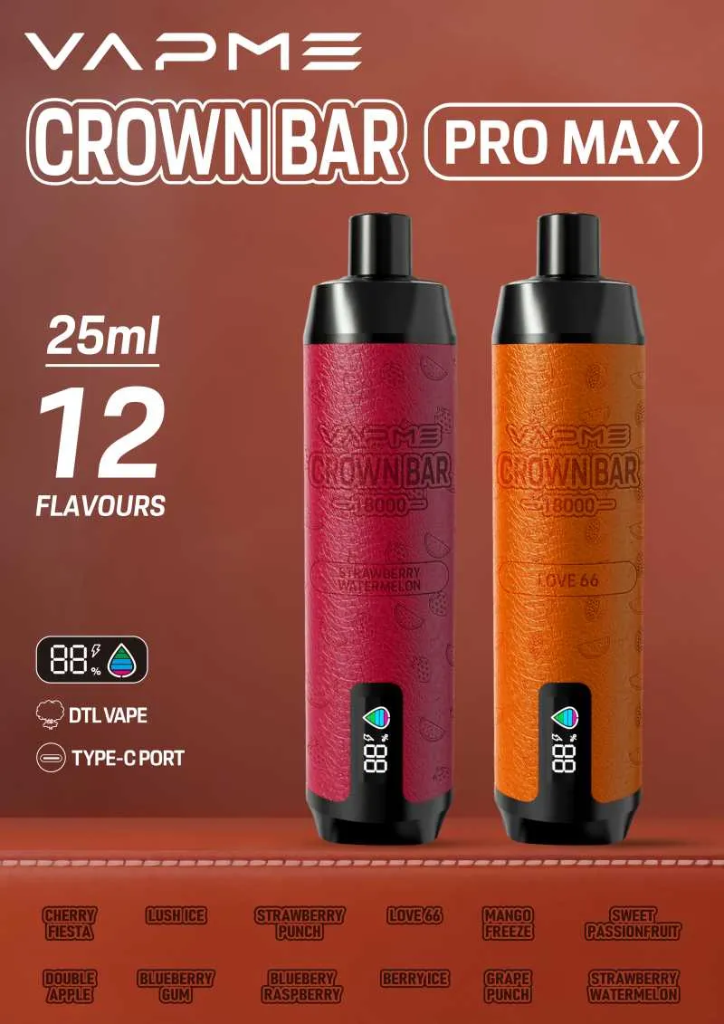 VAPME CROWN BAR 18000 6 VAPME CROWN BAR 18000 6
