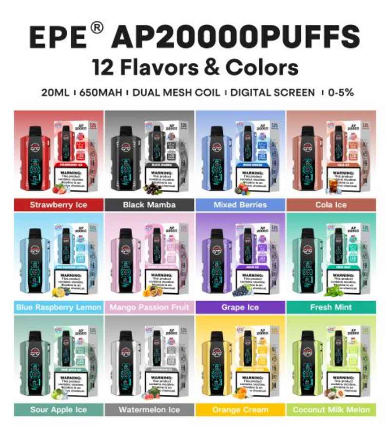 EPEAP20000RechargeableDisposableVapePodKit