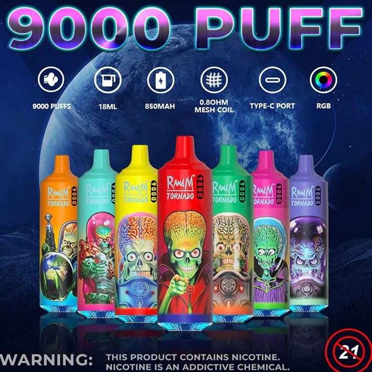 Randm Tornado 9000 bouffées Vape