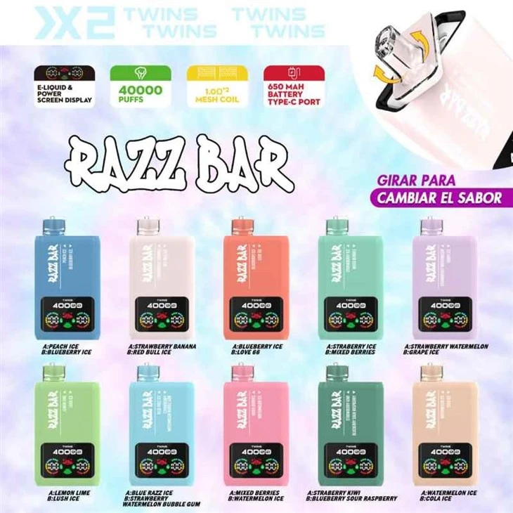 RAZZ BAR 40000 Dual Flavor suppliers
