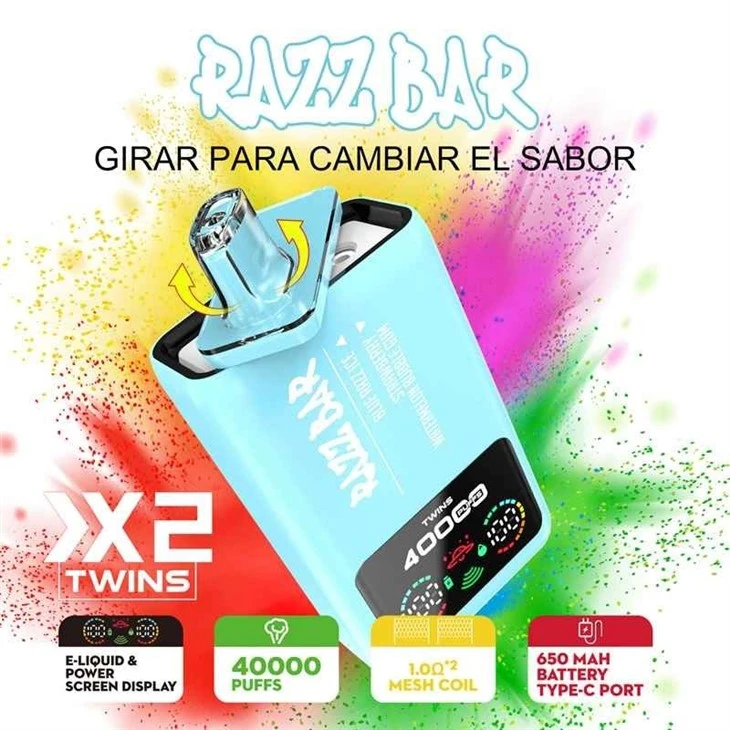 RAZZ BAR 40000 Dual Flavor best