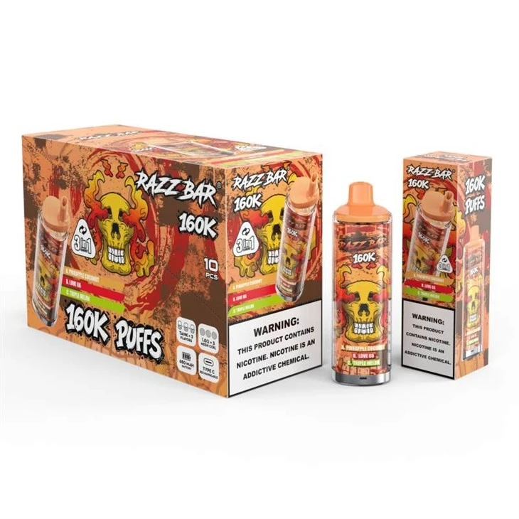 RazzBar 160K Puffs 3in1 high quality