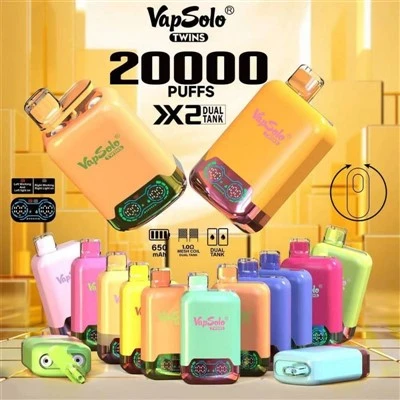 Vape jetable VapSolo Twins 20 000 bouffées