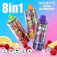 Guêpe Cristal 8 en 1 180K Puffs