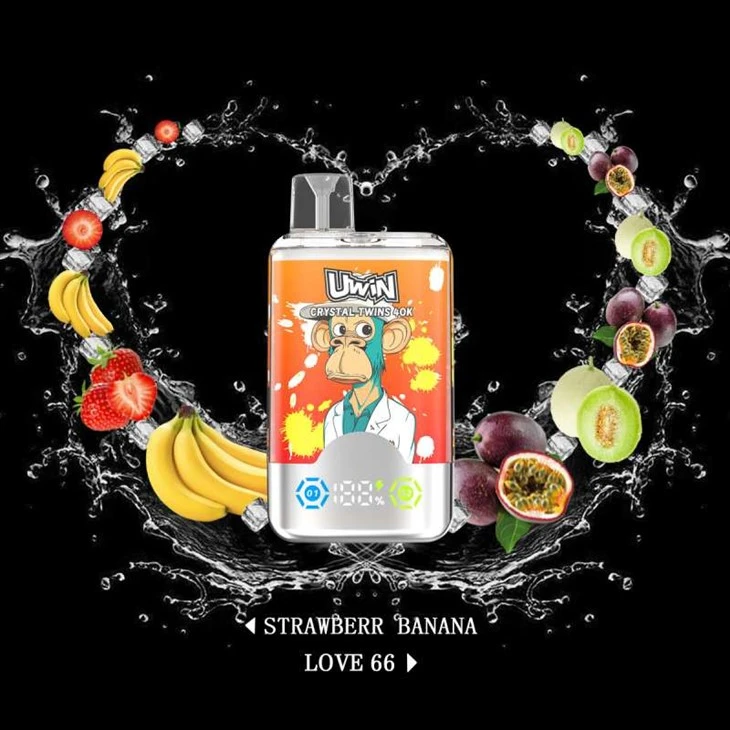 Uwin Crystal Twins 40000 Puffs Double saveurs