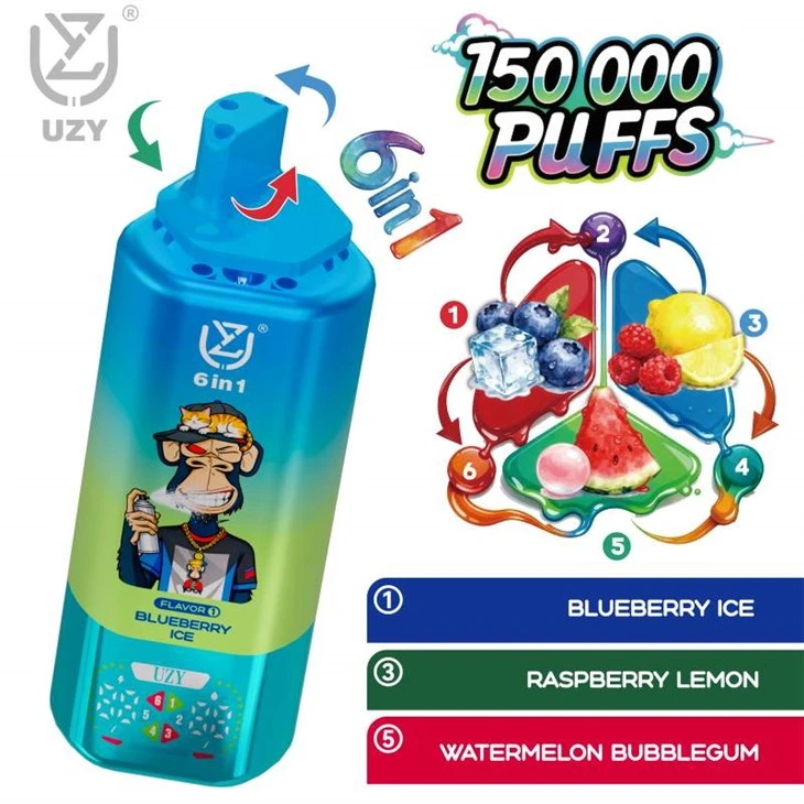 UZY 6 en 1 150000 Puffs Vape