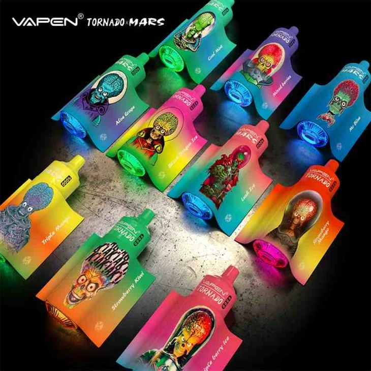 VAPEN Tornado MARS 9000 PUFFS Au-delà de Randm Tornado 9000
